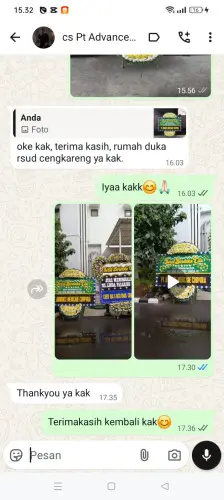 Testimonial Papan Bunga Pernikahan sudi