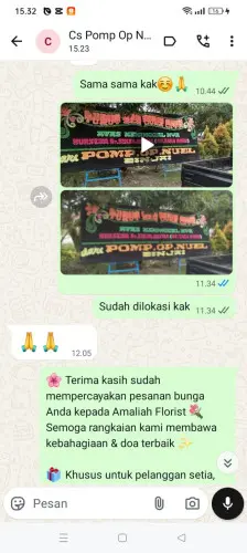 Testimonial Papan Bunga sudi